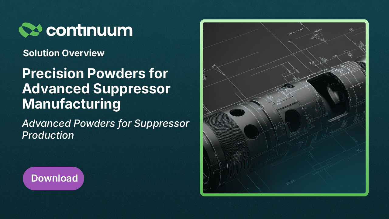Knowledge Center 9 Precision Powders for Advanced Suppressor Manufacturing