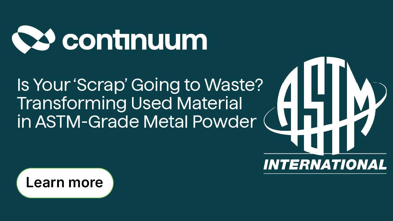 Is Your ‘Scrap’ Going to Waste? Transforming Used Material in ASTM-Grade Metal Powder