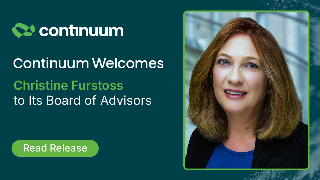 Continuum Powders Welcomes Christine Furstoss to Its Board of Advisors