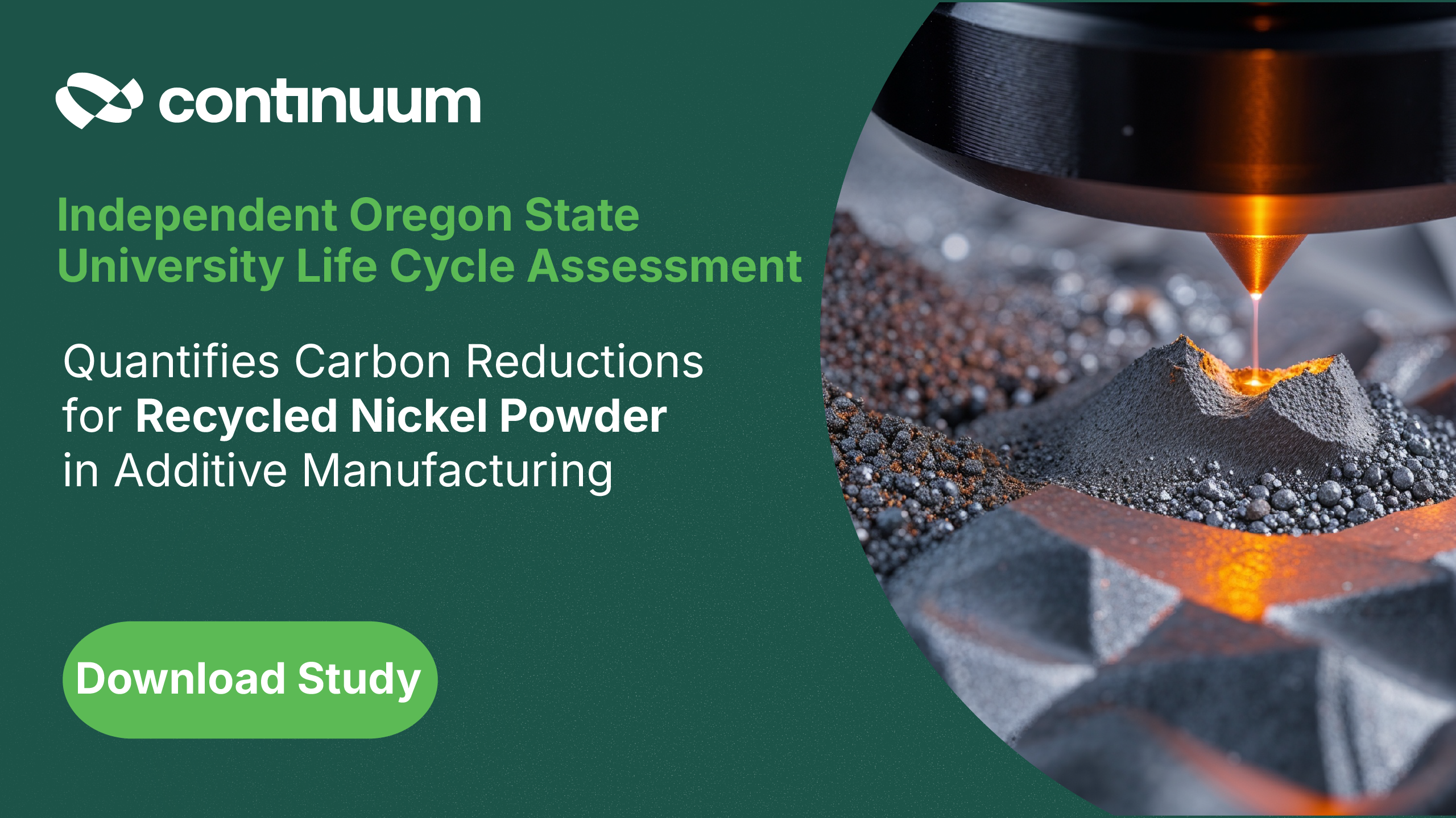 Home 8 Independent Oregon State University Life Cycle Assessment Quantifies Carbon Reductions for Recycled Nickel Powder in Additive Manufacturing