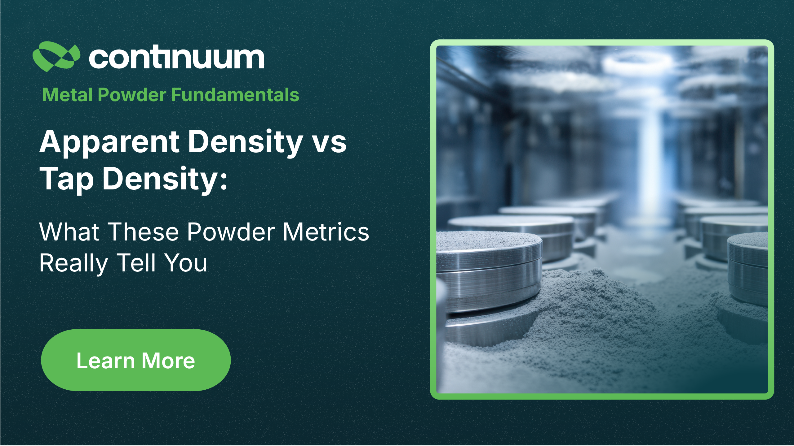 Home 8 Apparent Density vs Tap Density: What These Powder Metrics Really Tell You