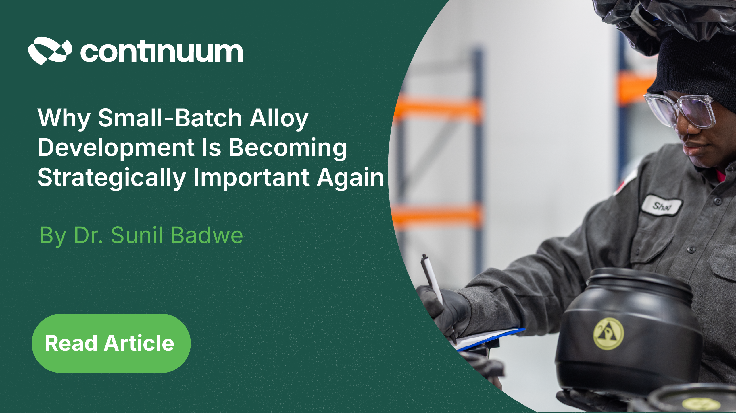 Home 11 Why Small-Batch Alloy Development Is Becoming Strategically Important Again